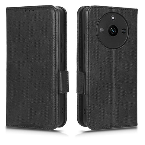 Coque Portefeuille Livre Cuir Etui Clapet C02X pour Realme Narzo 60 5G Noir