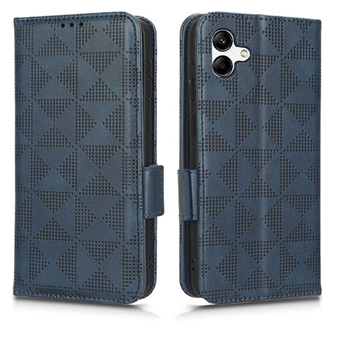 Coque Portefeuille Livre Cuir Etui Clapet C02X pour Samsung Galaxy A04 4G Bleu