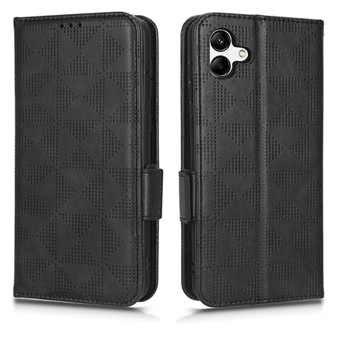 Coque Portefeuille Livre Cuir Etui Clapet C02X pour Samsung Galaxy A04 4G Noir