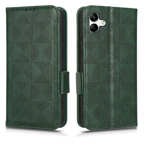 Coque Portefeuille Livre Cuir Etui Clapet C02X pour Samsung Galaxy A04 4G Vert