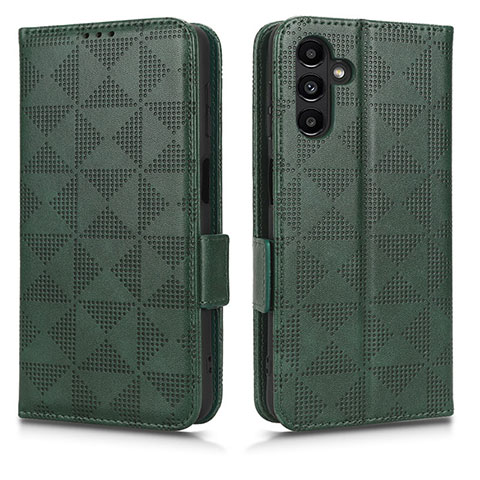 Coque Portefeuille Livre Cuir Etui Clapet C02X pour Samsung Galaxy A13 5G Vert