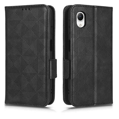 Coque Portefeuille Livre Cuir Etui Clapet C02X pour Samsung Galaxy A23 5G SC-56C Noir