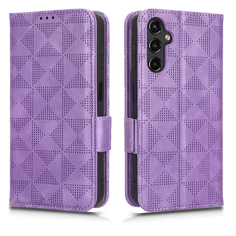 Coque Portefeuille Livre Cuir Etui Clapet C02X pour Samsung Galaxy Jump3 5G Violet