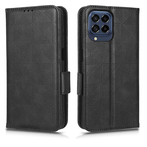 Coque Portefeuille Livre Cuir Etui Clapet C02X pour Samsung Galaxy M53 5G Noir