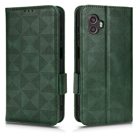 Coque Portefeuille Livre Cuir Etui Clapet C02X pour Samsung Galaxy XCover 6 Pro 5G Vert