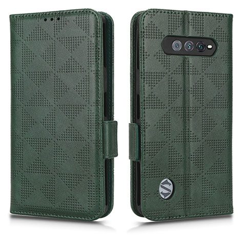 Coque Portefeuille Livre Cuir Etui Clapet C02X pour Xiaomi Black Shark 4S Pro 5G Vert