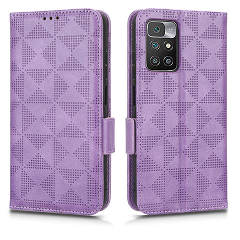 Coque Portefeuille Livre Cuir Etui Clapet C02X pour Xiaomi Mi 11i 5G (2022) Violet