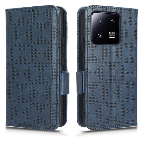 Coque Portefeuille Livre Cuir Etui Clapet C02X pour Xiaomi Mi 13 Pro 5G Bleu