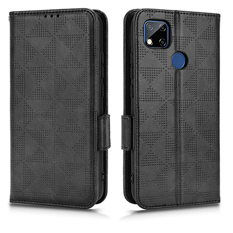 Coque Portefeuille Livre Cuir Etui Clapet C02X pour Xiaomi POCO C3 Noir