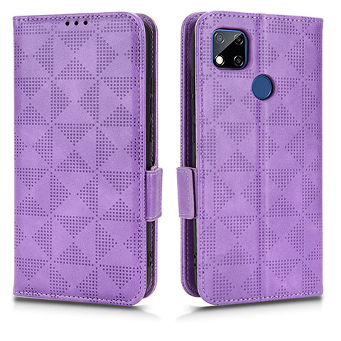 Coque Portefeuille Livre Cuir Etui Clapet C02X pour Xiaomi POCO C3 Violet