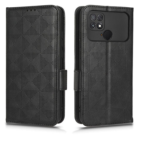 Coque Portefeuille Livre Cuir Etui Clapet C02X pour Xiaomi Poco C40 Noir