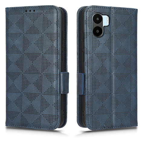 Coque Portefeuille Livre Cuir Etui Clapet C02X pour Xiaomi Poco C50 Bleu