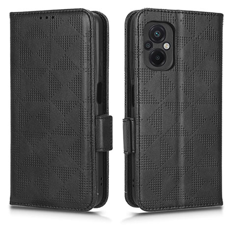 Coque Portefeuille Livre Cuir Etui Clapet C02X pour Xiaomi Poco M5 4G Noir