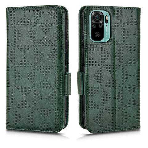 Coque Portefeuille Livre Cuir Etui Clapet C02X pour Xiaomi Poco M5S Vert