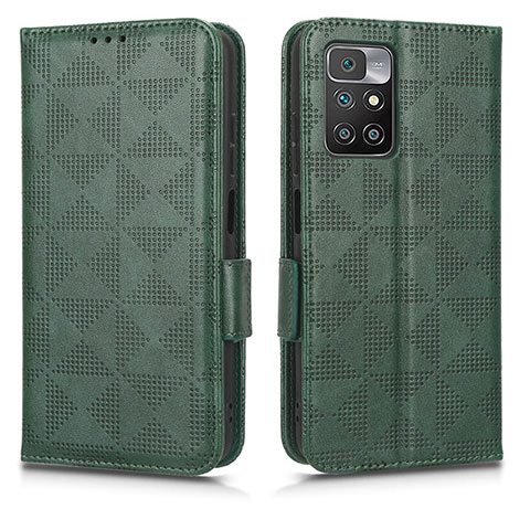 Coque Portefeuille Livre Cuir Etui Clapet C02X pour Xiaomi Poco X4 NFC Vert