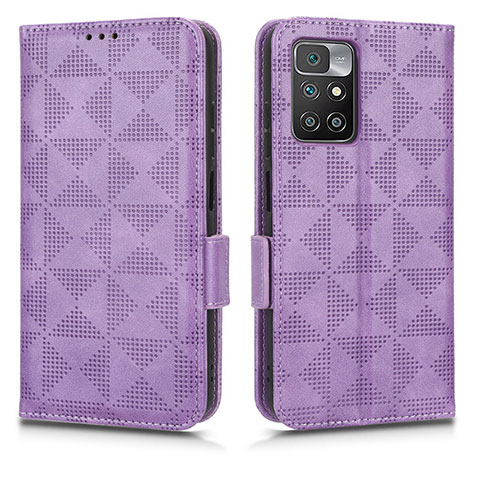 Coque Portefeuille Livre Cuir Etui Clapet C02X pour Xiaomi Poco X4 NFC Violet