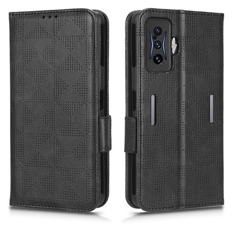 Coque Portefeuille Livre Cuir Etui Clapet C02X pour Xiaomi Redmi K50 Gaming 5G Noir