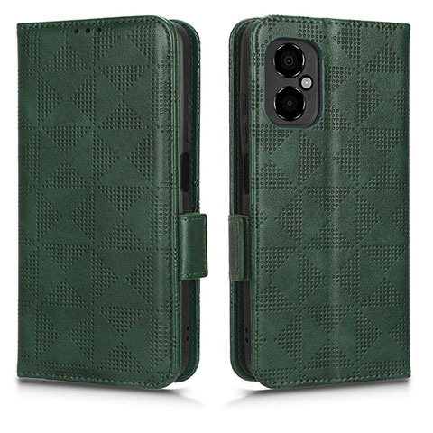 Coque Portefeuille Livre Cuir Etui Clapet C02X pour Xiaomi Redmi Note 11R 5G Vert