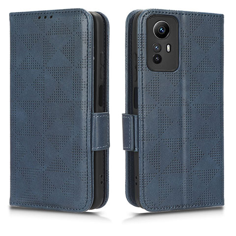 Coque Portefeuille Livre Cuir Etui Clapet C02X pour Xiaomi Redmi Note 12S Bleu