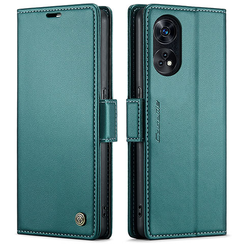 Coque Portefeuille Livre Cuir Etui Clapet C03S pour Oppo Reno8 T 4G Vert