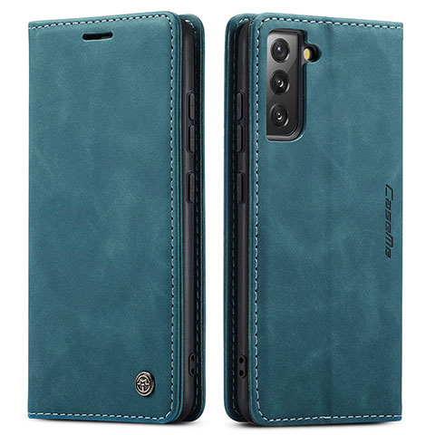 Coque Portefeuille Livre Cuir Etui Clapet C03S pour Samsung Galaxy S23 5G Bleu