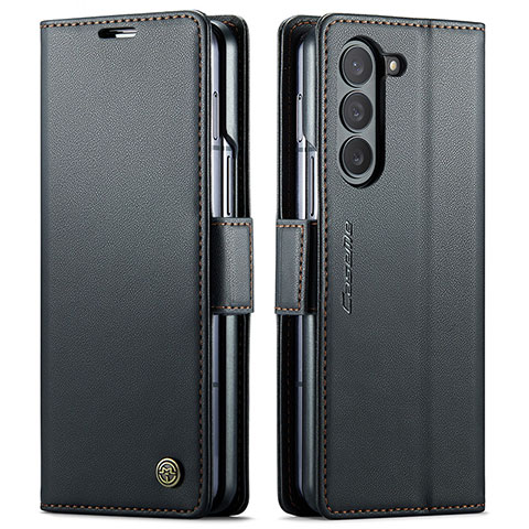 Coque Portefeuille Livre Cuir Etui Clapet C03S pour Samsung Galaxy Z Fold5 5G Noir