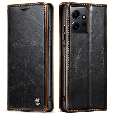 Coque Portefeuille Livre Cuir Etui Clapet C03S pour Xiaomi Redmi Note 12 4G Marron