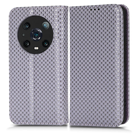 Coque Portefeuille Livre Cuir Etui Clapet C03X pour Huawei Honor Magic4 Pro 5G Violet