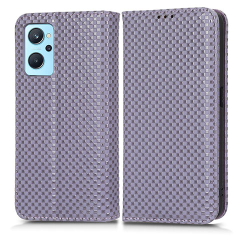 Coque Portefeuille Livre Cuir Etui Clapet C03X pour Oppo A96 4G Violet