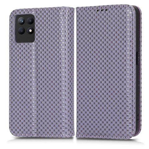 Coque Portefeuille Livre Cuir Etui Clapet C03X pour Realme 8i Violet