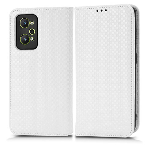 Coque Portefeuille Livre Cuir Etui Clapet C03X pour Realme Q5 Pro 5G Blanc