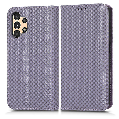 Coque Portefeuille Livre Cuir Etui Clapet C03X pour Samsung Galaxy A13 4G Violet