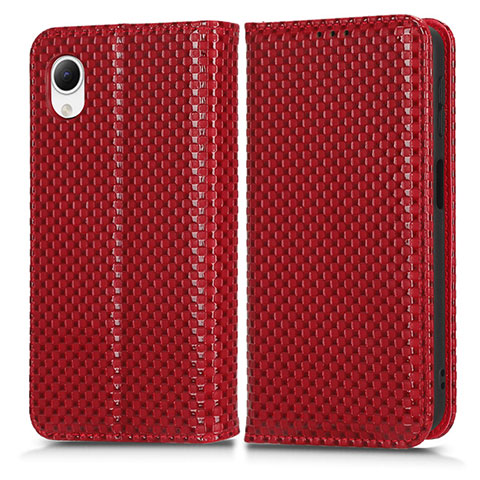 Coque Portefeuille Livre Cuir Etui Clapet C03X pour Samsung Galaxy A23s Rouge