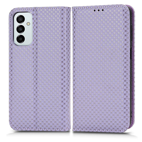 Coque Portefeuille Livre Cuir Etui Clapet C03X pour Samsung Galaxy M23 5G Violet