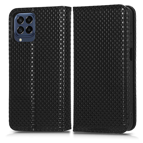 Coque Portefeuille Livre Cuir Etui Clapet C03X pour Samsung Galaxy M53 5G Noir