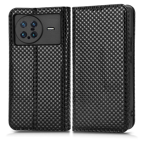 Coque Portefeuille Livre Cuir Etui Clapet C03X pour Vivo X Note Noir