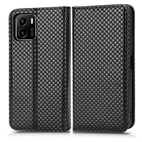 Coque Portefeuille Livre Cuir Etui Clapet C03X pour Vivo Y15C Noir