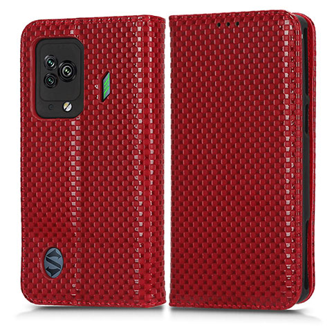 Coque Portefeuille Livre Cuir Etui Clapet C03X pour Xiaomi Black Shark 5 5G Rouge