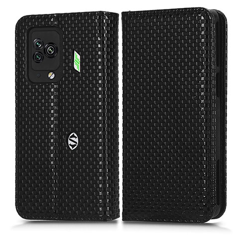 Coque Portefeuille Livre Cuir Etui Clapet C03X pour Xiaomi Black Shark 5 Pro 5G Noir