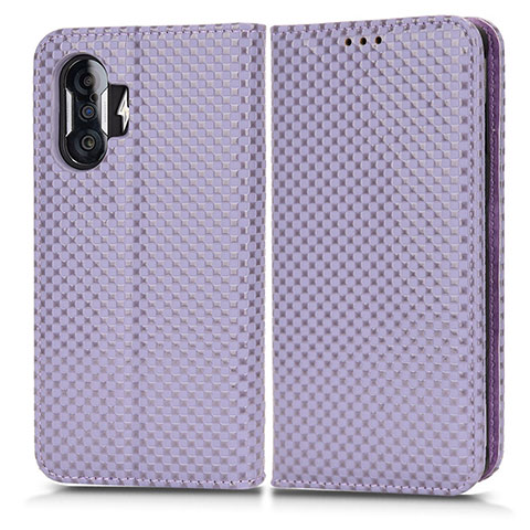 Coque Portefeuille Livre Cuir Etui Clapet C03X pour Xiaomi Poco F3 GT 5G Violet