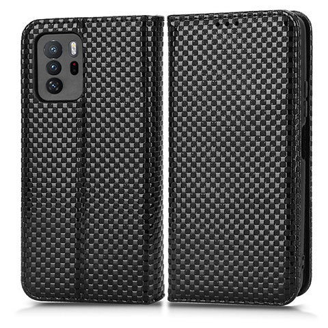 Coque Portefeuille Livre Cuir Etui Clapet C03X pour Xiaomi Poco X3 GT 5G Noir