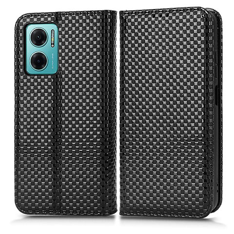 Coque Portefeuille Livre Cuir Etui Clapet C03X pour Xiaomi Redmi 10 5G Noir