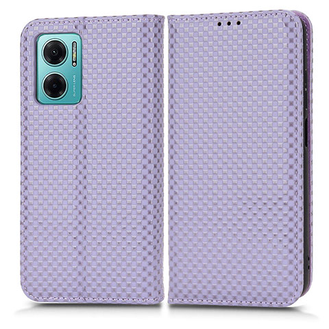 Coque Portefeuille Livre Cuir Etui Clapet C03X pour Xiaomi Redmi 11 Prime 5G Violet