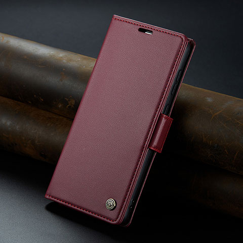 Coque Portefeuille Livre Cuir Etui Clapet C04S pour Huawei Mate 60 Pro Rouge