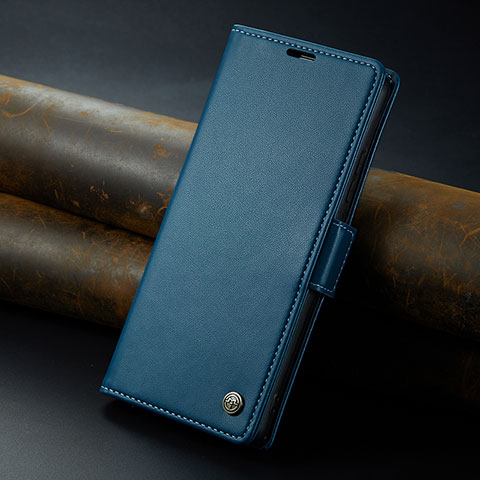 Coque Portefeuille Livre Cuir Etui Clapet C04S pour Xiaomi Poco C65 Bleu