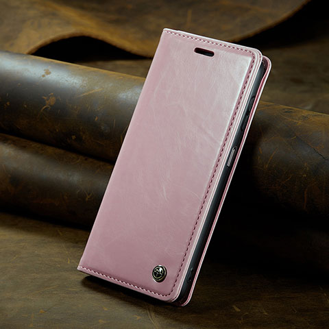 Coque Portefeuille Livre Cuir Etui Clapet C04S pour Xiaomi Redmi Note 12 4G Rose