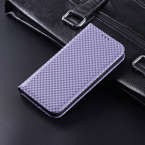 Coque Portefeuille Livre Cuir Etui Clapet C04X pour Huawei Honor Magic4 Lite 5G Violet