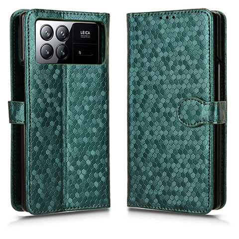 Coque Portefeuille Livre Cuir Etui Clapet C04X pour Xiaomi Mix Fold 3 5G Vert