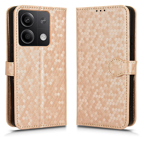 Coque Portefeuille Livre Cuir Etui Clapet C04X pour Xiaomi Redmi Note 13 5G Or