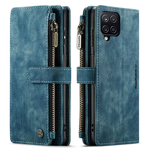 Coque Portefeuille Livre Cuir Etui Clapet C05S pour Samsung Galaxy A12 5G Bleu